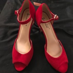Crimson Red Heel