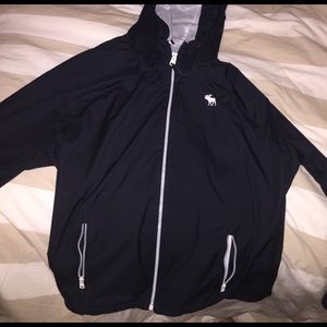 Navy Blue Windbreaker