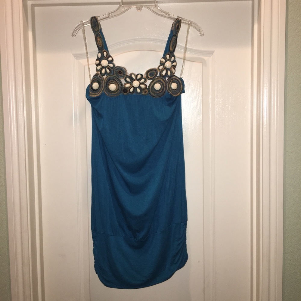 Teal dress