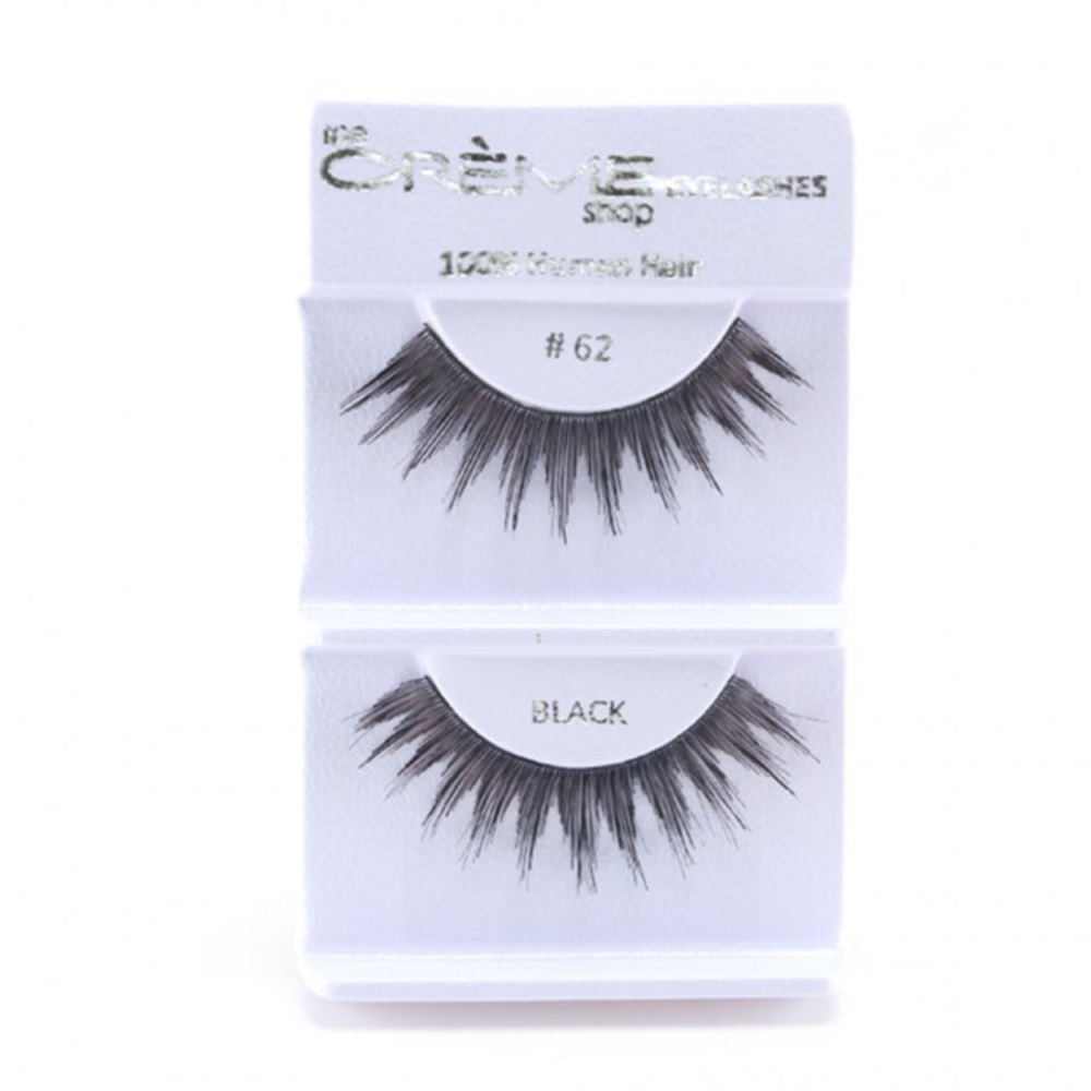 eyelashes 100% human hair #62