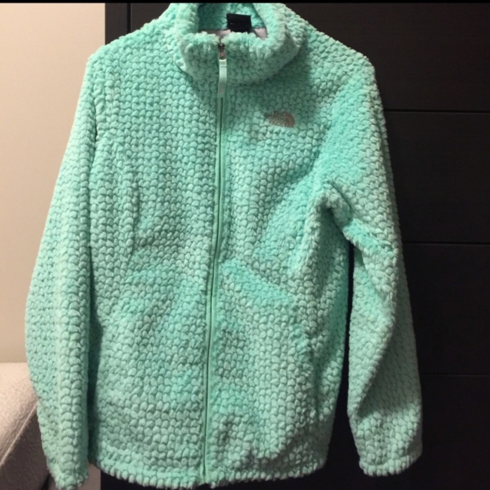 The North Face Mint Turquoise Jacket Coat Fleece