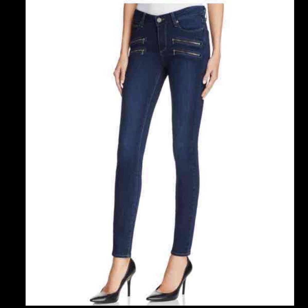 Paige Edgemont Zipper Jeans