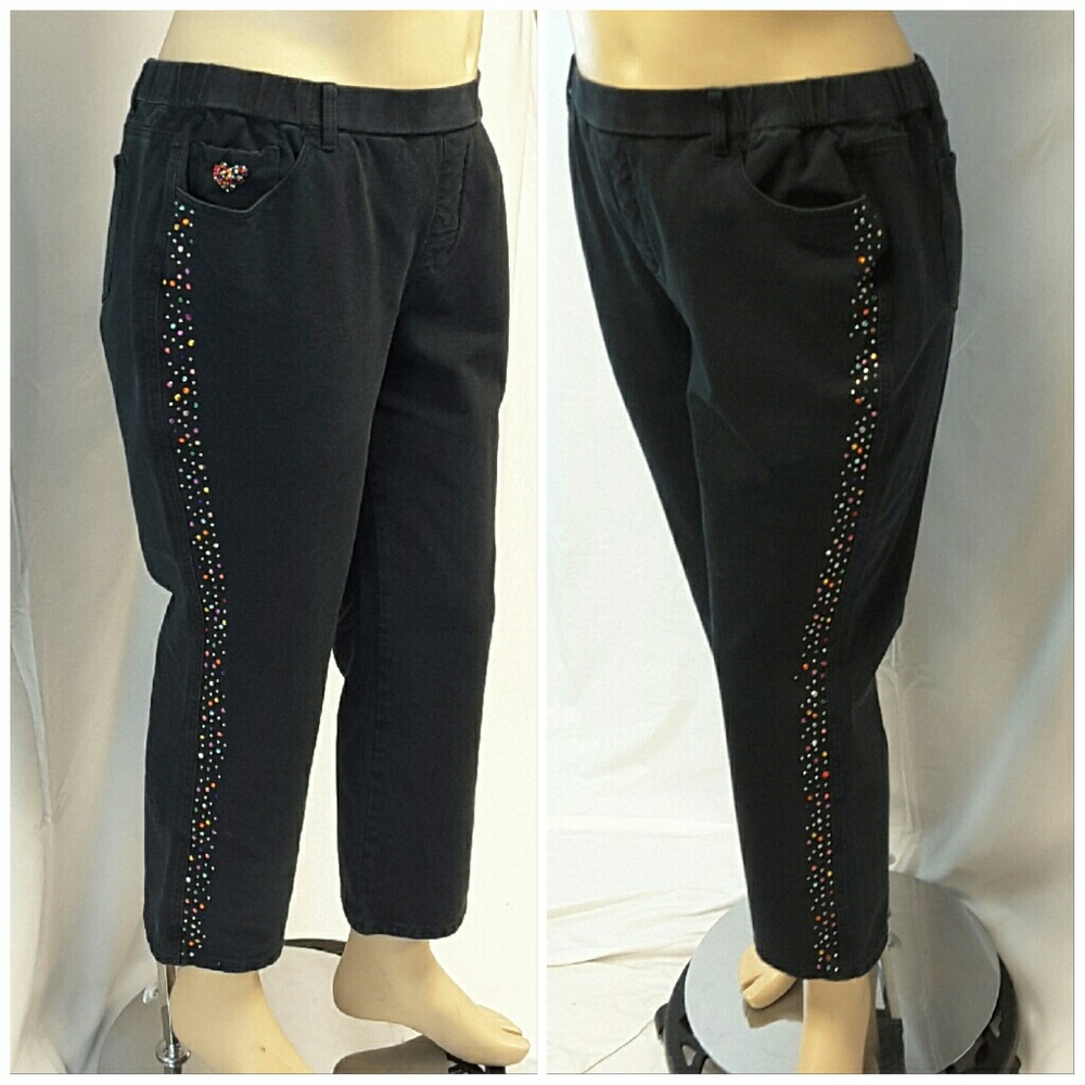 *PLUS* DREAM JEANS By Quaker Factory, size 14