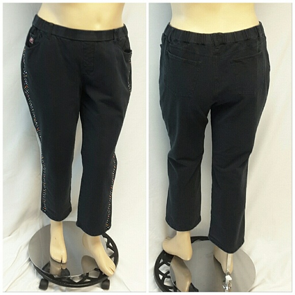 *PLUS* DREAM JEANS By Quaker Factory, size 14 - Picture 4 of 8