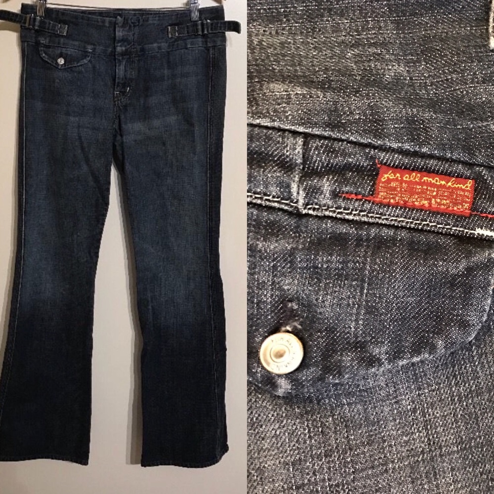 Seven for All Mankind Wide Leg Jeans 29