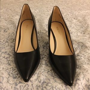 Nine West leather heels size 7.5