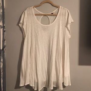 Flow top with long back