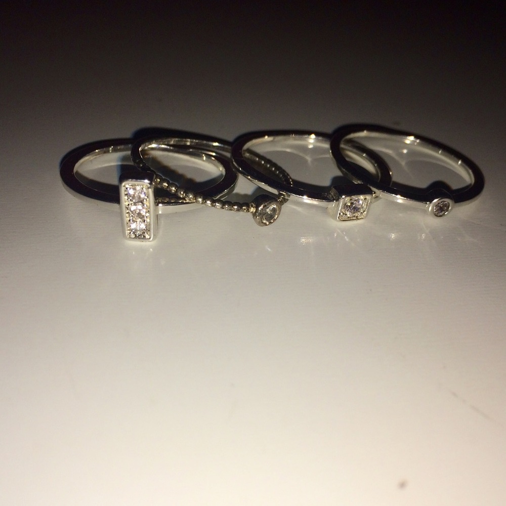 4 piece ring set