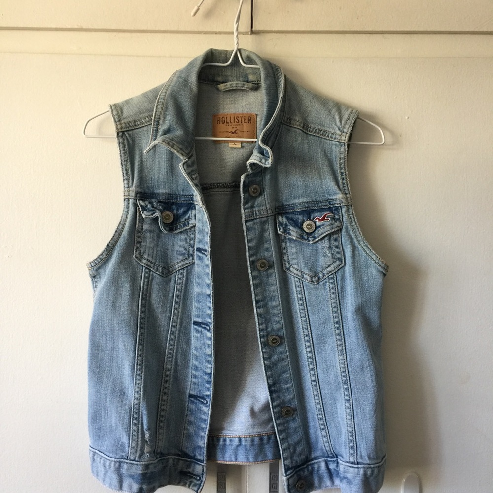 Hollister denim vest