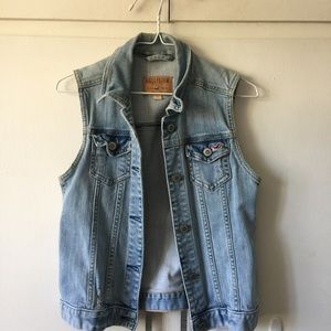 Hollister denim vest