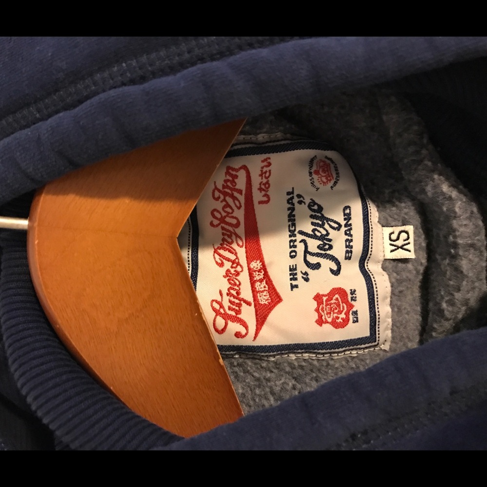 Vintage Y2K Superdry hoodie-womens - Picture 4 of 5