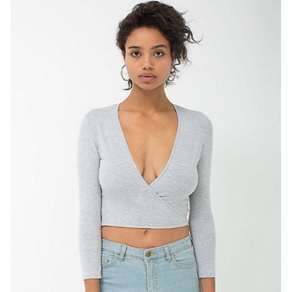 American apparel julliard wrap top - Picture 3 of 4