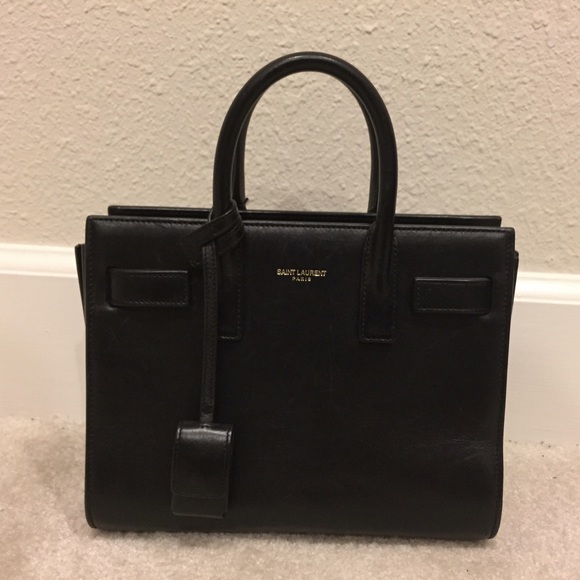 Saint Laurent Sac De Jour Nano Smooth Leather Tote - Picture 2 of 4