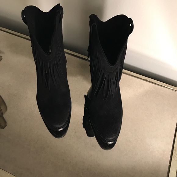 SAINT LAURENT  'New Western' Fringe Boot ⚡️⚡️⚡️ - Picture 2 of 5