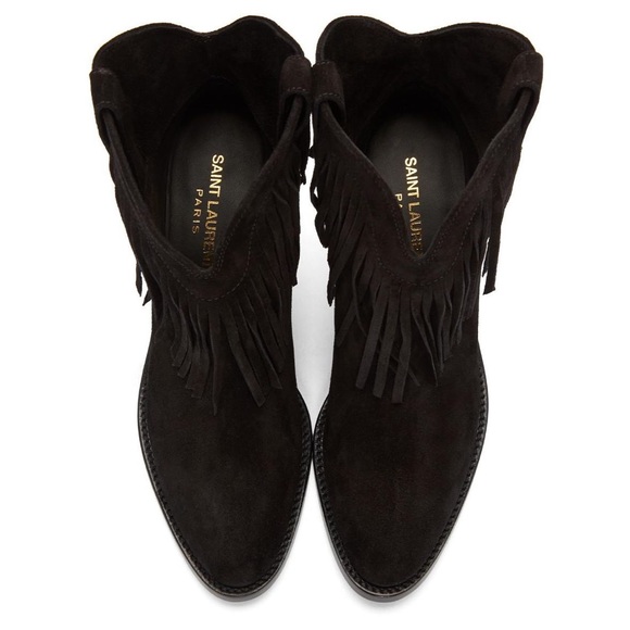 SAINT LAURENT  'New Western' Fringe Boot ⚡️⚡️⚡️ - Picture 5 of 5