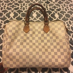 Authentic LV speedy 35 demier azul
