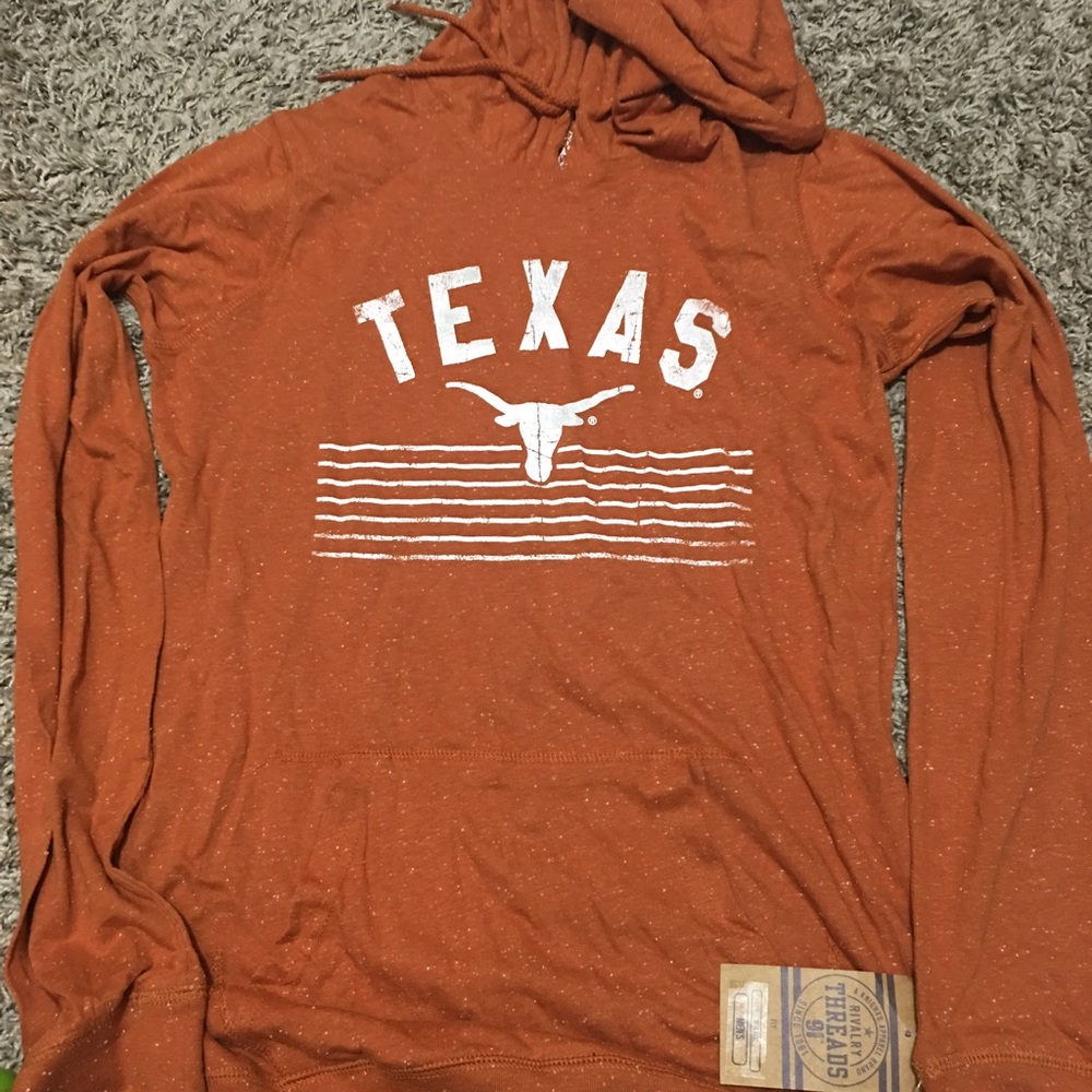 Texas Longhorns College Thin Long sleeve Hoodie SM