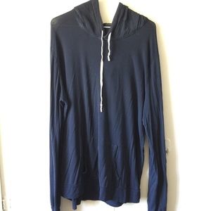 Navy Blue Brandy Melville Hoodie