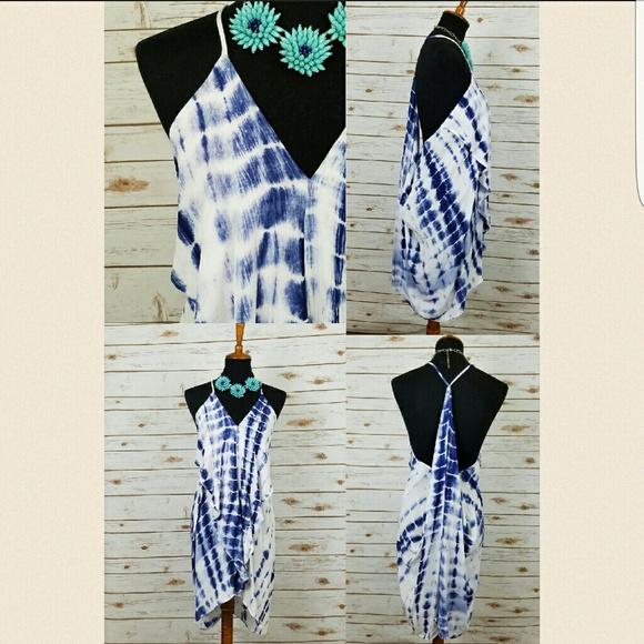 🎀 BLUE & WHITE "LOVE ME TENDER" DRESS - Picture 4 of 4