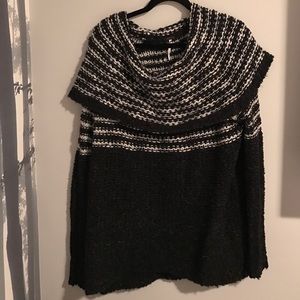 Free people sweater with hanging neck