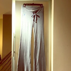 Wildfox Ultra Soft XS Track Pants in Blue