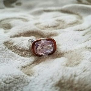 Sima Khorsandi ~ Lavender Crystal & Silver Ring