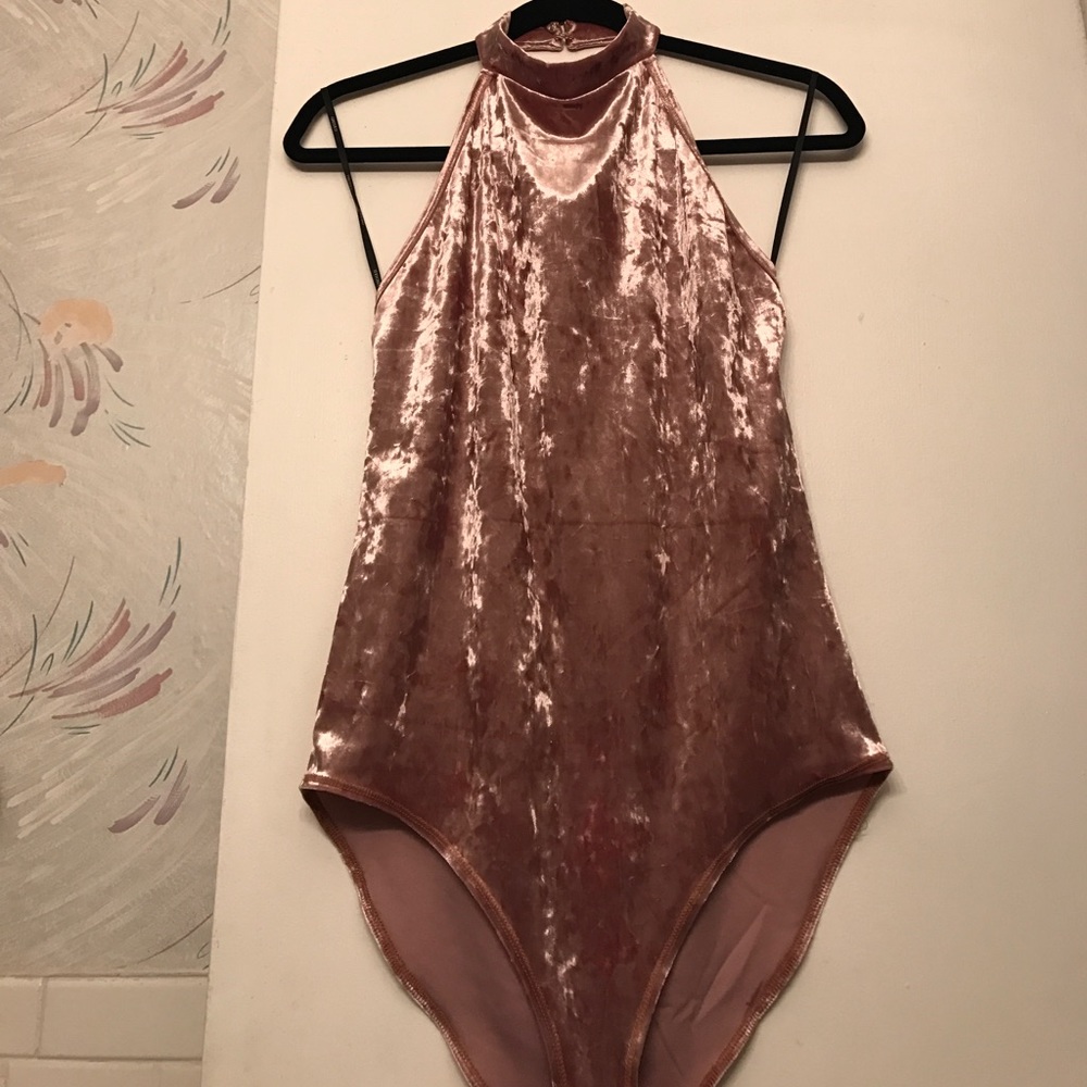 One piece velvet