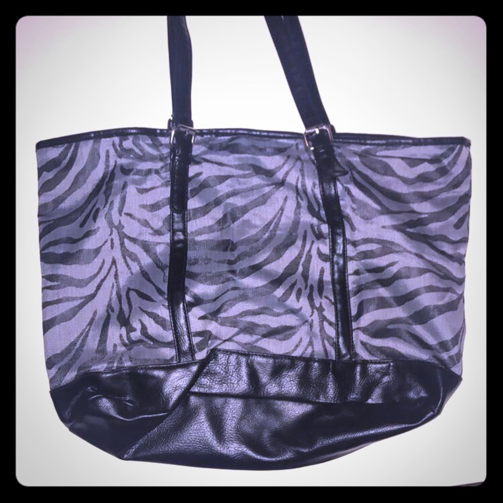 Zebra print bag