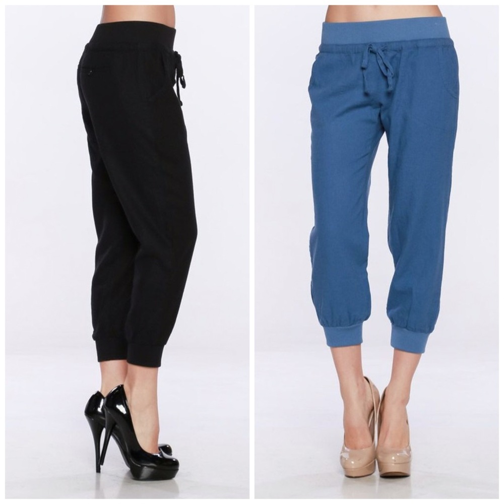 🌸🆕Leisure Linen Capris - Picture 3 of 8