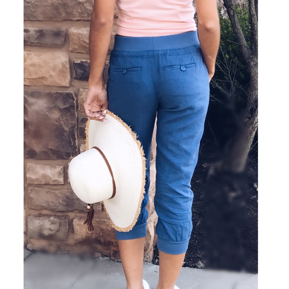 🌸🆕Leisure Linen Capris - Picture 4 of 8
