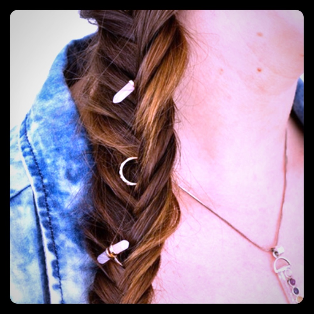 🎈SALE Trendy Hair Bling Rings - Pack of 8 - AC-12