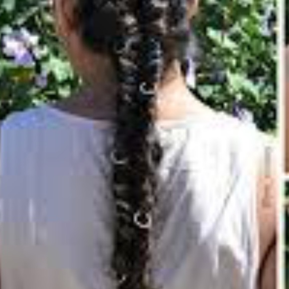 🎈SALE Trendy Hair Bling Rings - Pack of 8 - AC-12 - Picture 5 of 6