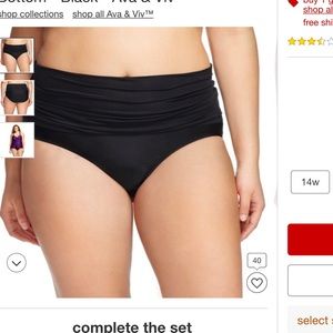 Fold Down Swim Bottoms