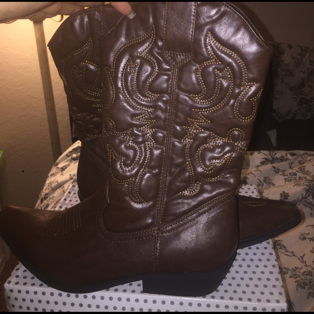 Steve Madden Madden Girl cowboy boots, used once