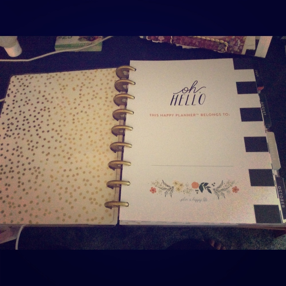 SOLD: Here are more pages from the planner..