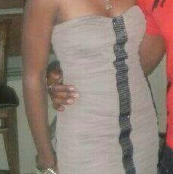 STRAPLESS Mini Dress - Picture 2 of 3