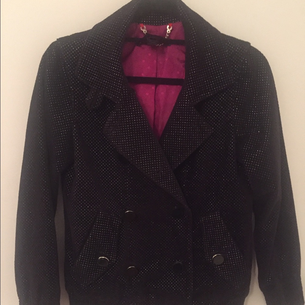 Marc by Marc Jacobs Navy Sparkle Jacket XS
