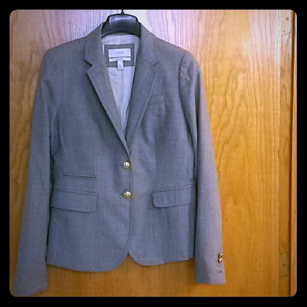 J.Crew Grey Schoolboy Blazer Size 2T