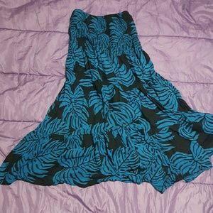 Strapless summer dress