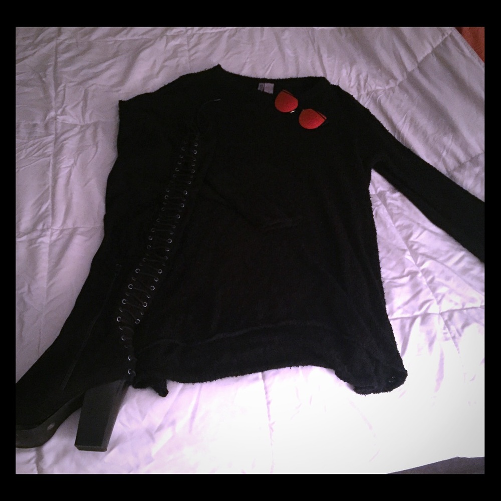 H&M Black Oversized Sweater