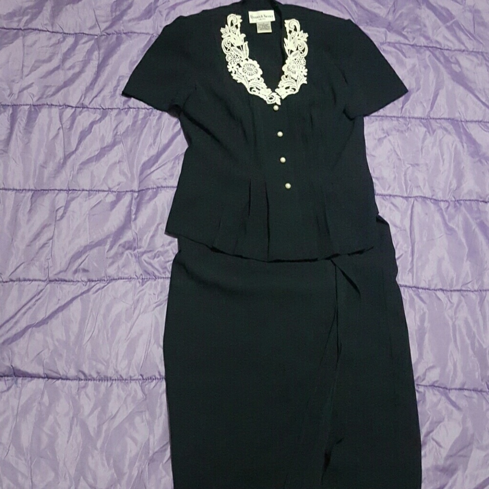Vintage Danny and Nicole skirt suit set