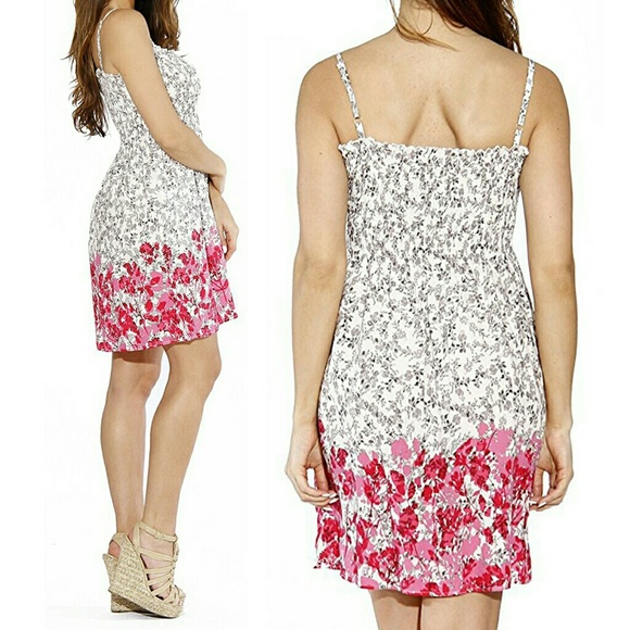 ⚡PRICE DROP⚡ Pink/White/Gray Floral Sundress NWT - Picture 8 of 8