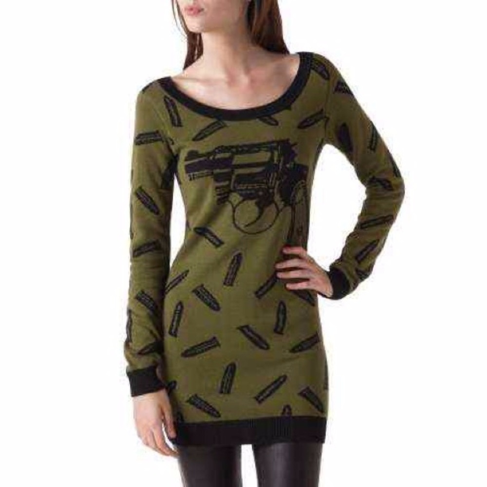 Betsey Johnson Gun Sweater