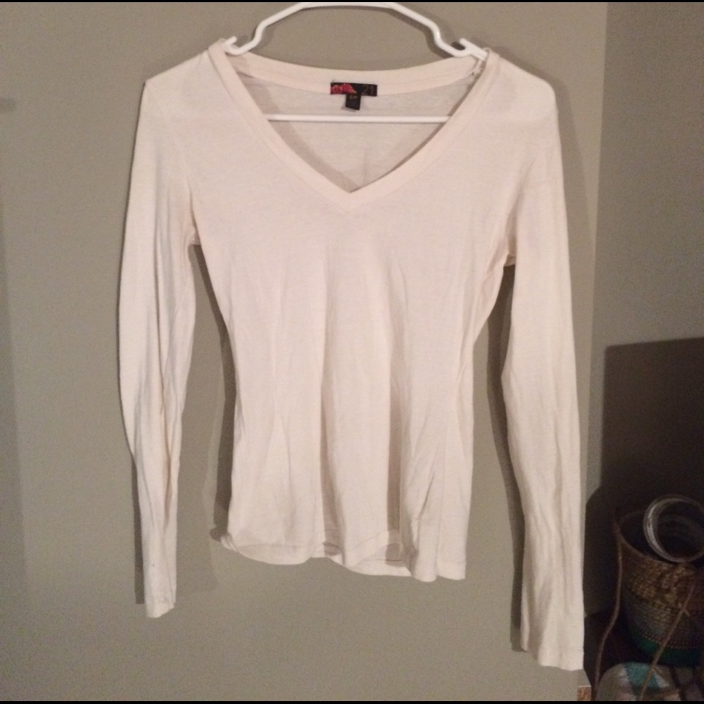 Soft White Long Sleeved Shirt
