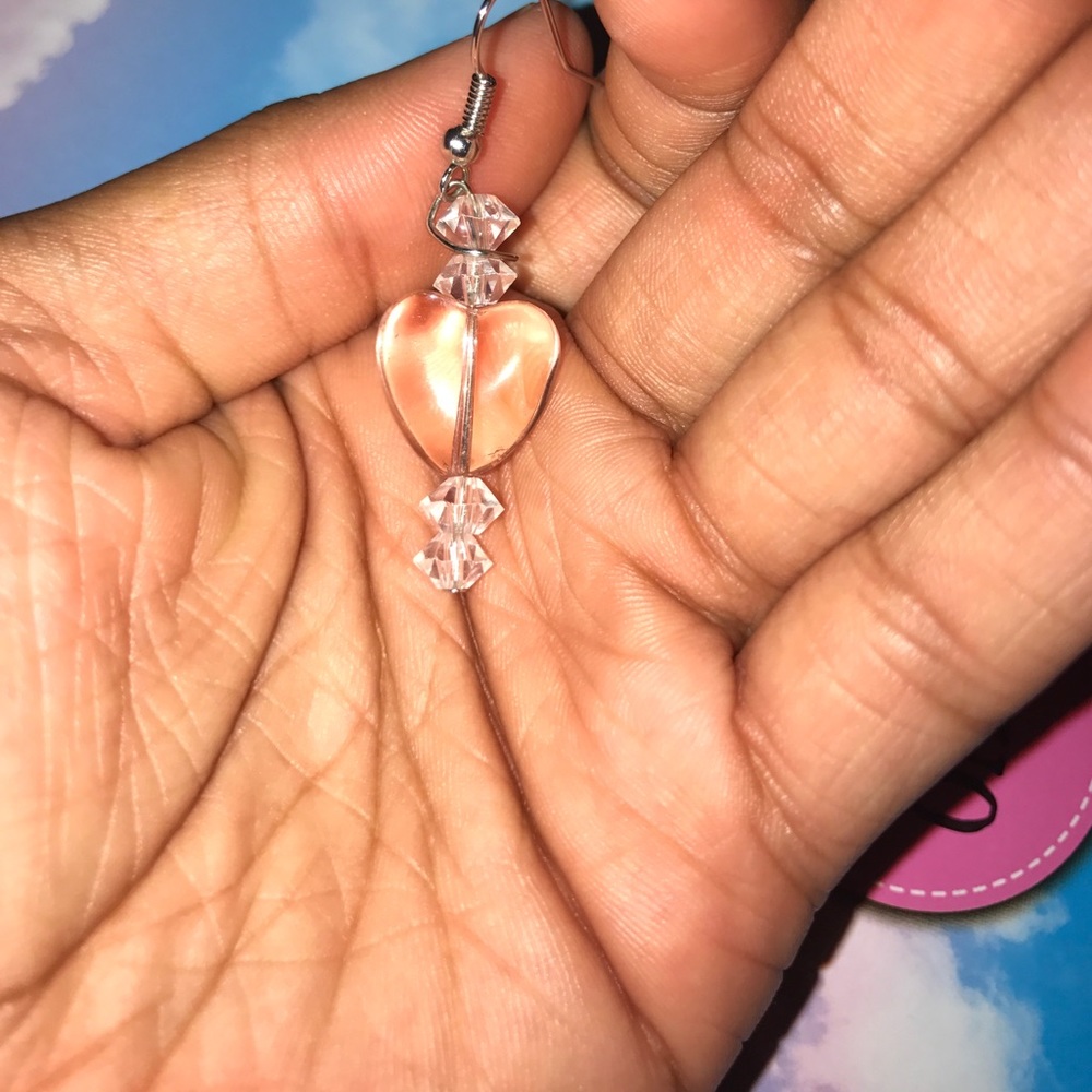 Pink earrings - Picture 2 of 3