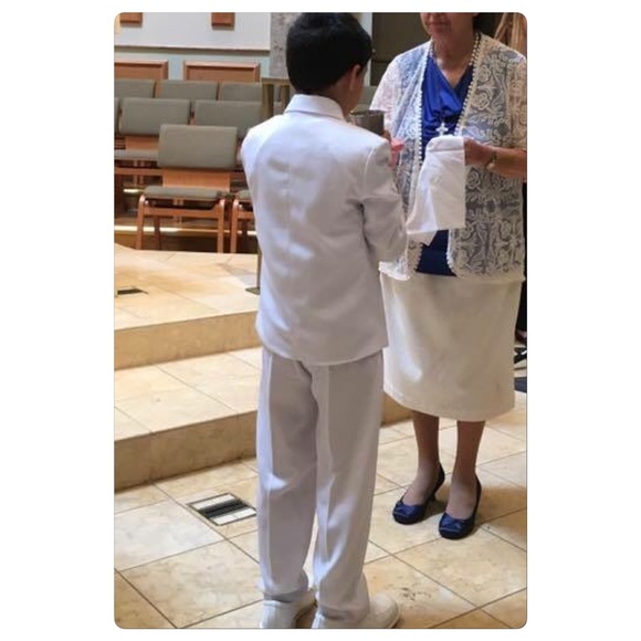 5 Piece White Suit - Picture 2 of 2