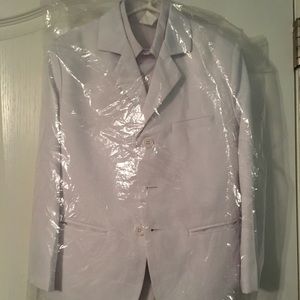 5 Piece White Suit