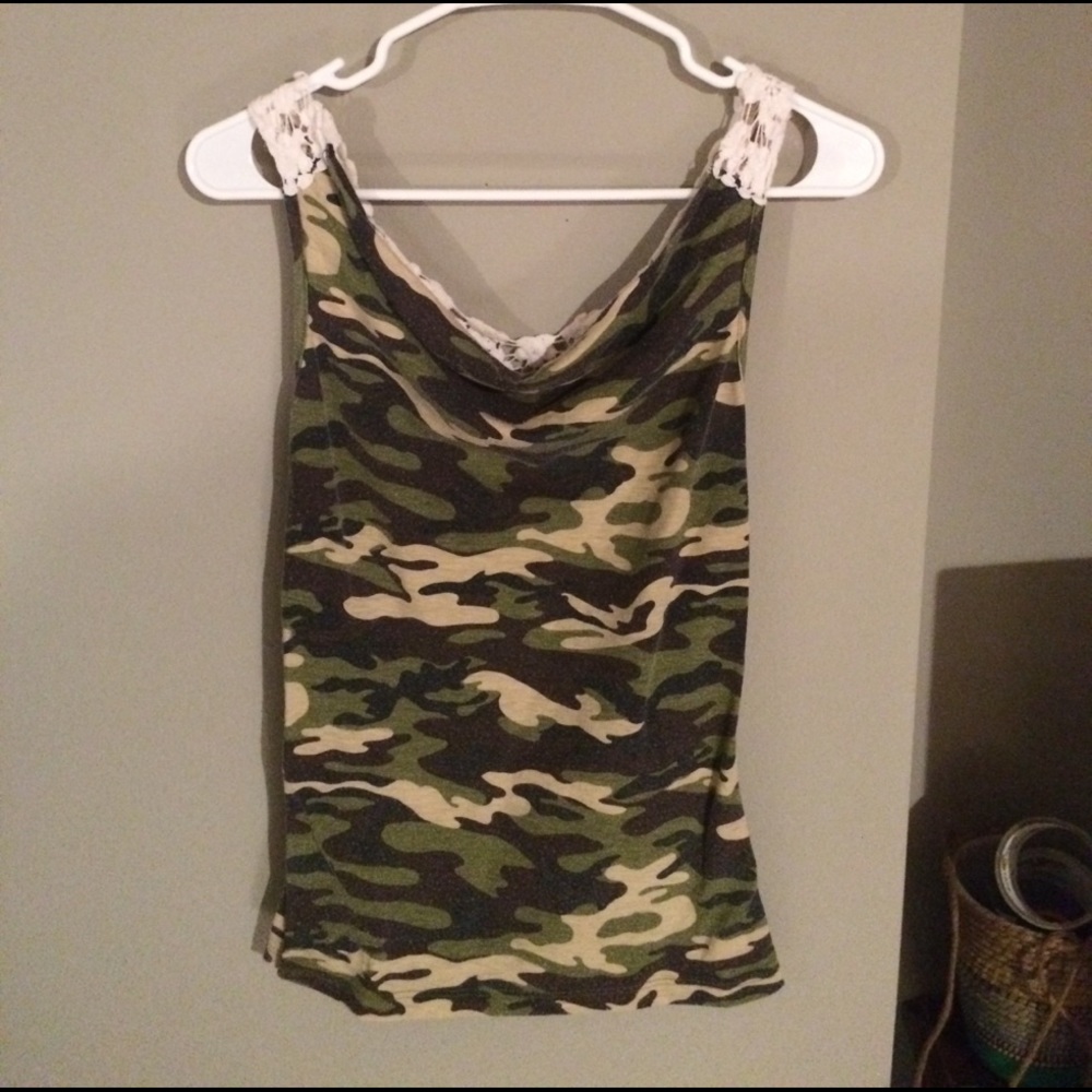 Camo Lacy Tank