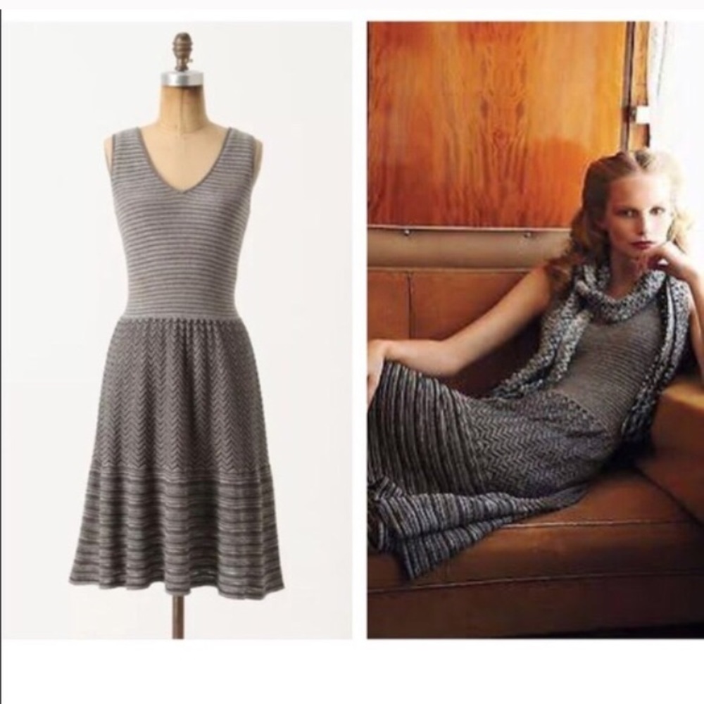 ‼️SOLD‼️Test Pattern Sweater Dress