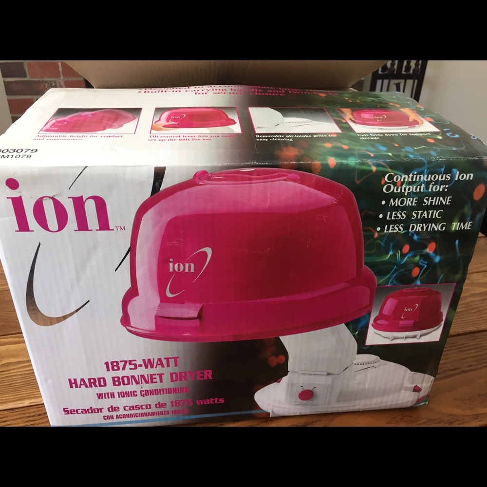 Ion Hard Bonnet Hair Dryer - BRAND NEW IN BOX